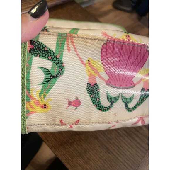 Stephanie Johnson Mermaid, Pink, Green, Seashell Travel organizer makeup bag - Picture 12 of 12